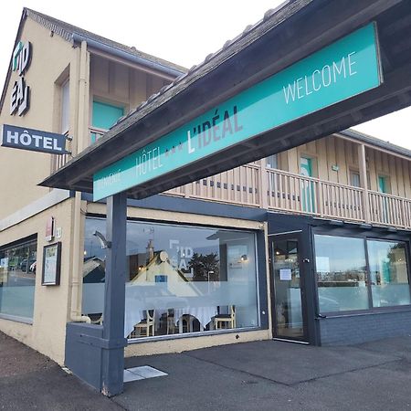Hotel L'Ideal Le Mountbatten Arromanches-les-Bains Exterior foto