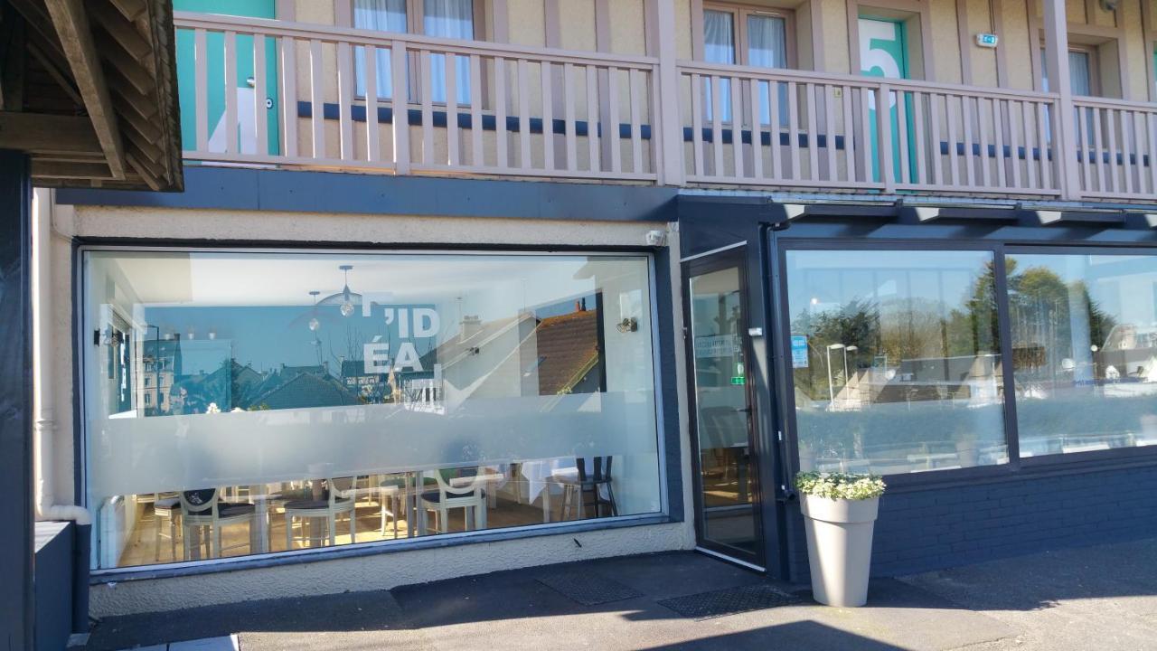 Hotel L'Ideal Le Mountbatten Arromanches-les-Bains Exterior foto